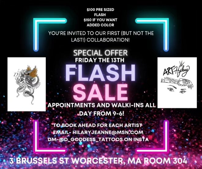 **EXCLUSIVE ONLY EVENT** I will be running a collab flash event on Friday the 13th!