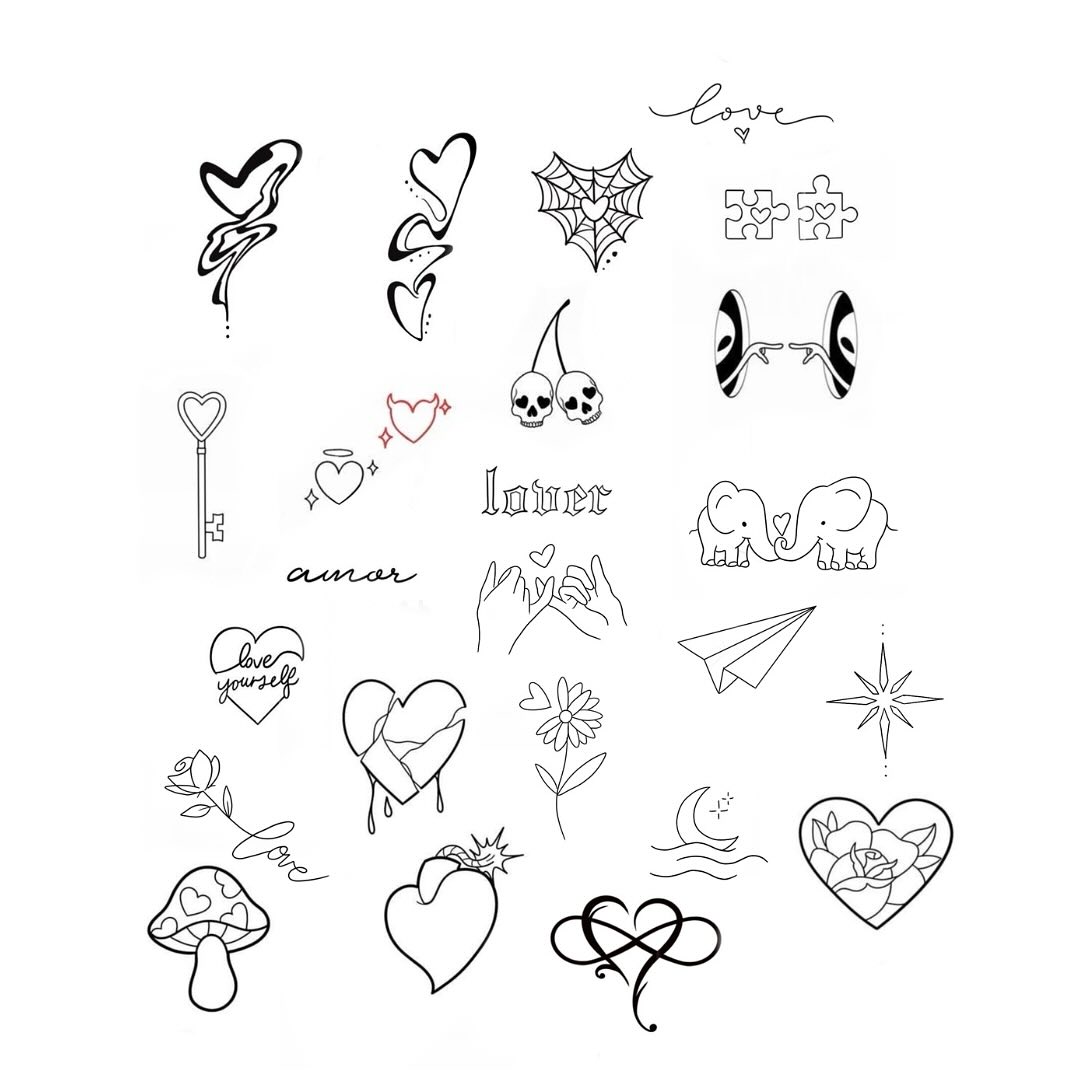 🩷❤️ D Goddess Tattoos will be running a Valentine’s Day Flash event!