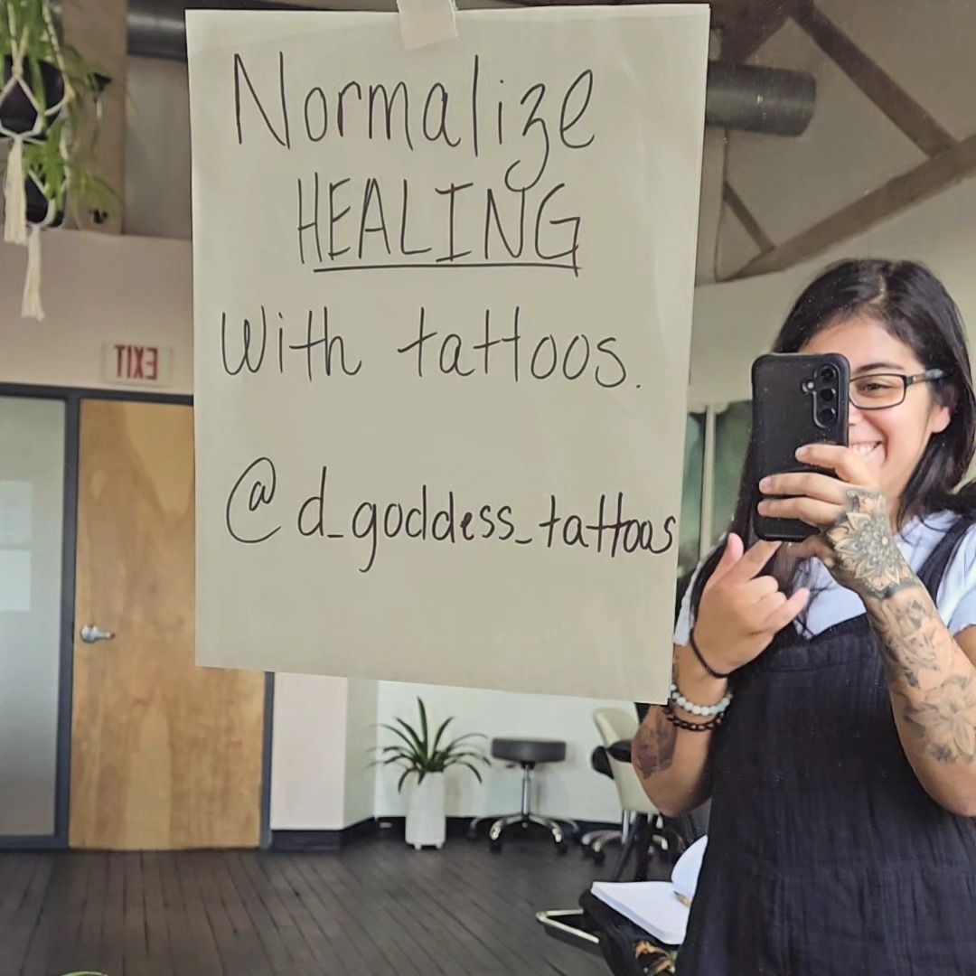 My name is Diana, I'm the owner of DGoddessTattoos and I specialize in fine lines, geometric work, and realism